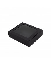 Black Small Gift Box with PVC Window