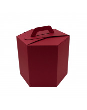 Cherry Red Gift Box for Lithuanian Tree Cake, 280 mm Height