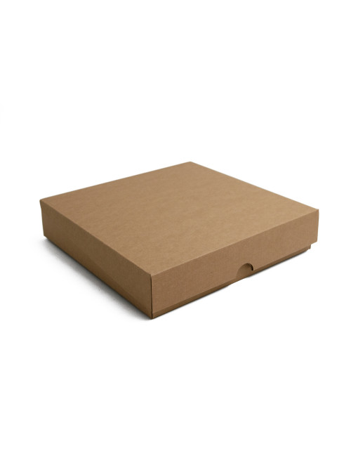 Eco-friendly Brown Flip Lid Gift Box