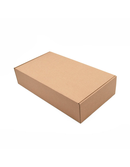 Коробка из гофрированного картона коричневого цвета