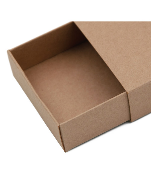 Brūna sērkociņu kastītes tipa dāvanu kaste