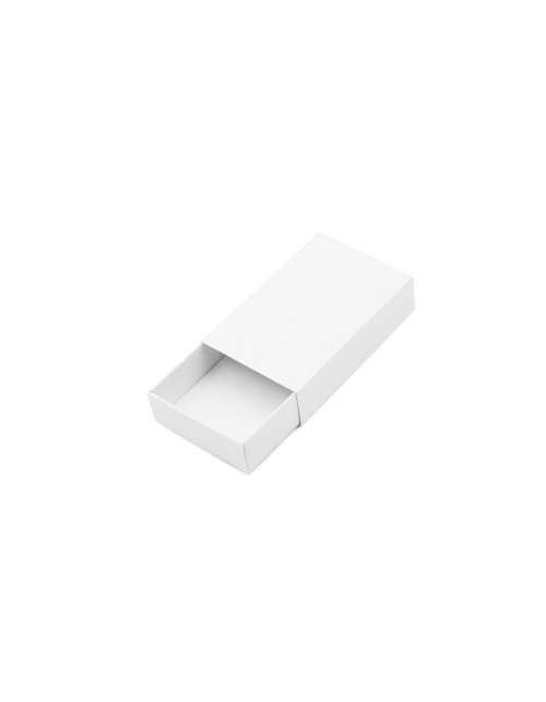 White Matchbox Type Gift Box from Cardboard