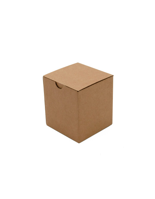 Brown Box - Cube for Packing Souvenirs