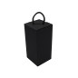 Vertical Black Oil Bottle Gift Box with Handle