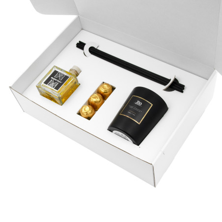 Белая гофрокартонная вставка размера L