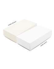 Balta dviejų dalių Macarons kartono dėžutė
