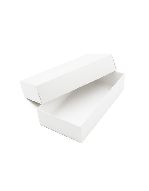 White Two Piece Macarons Gift Box
