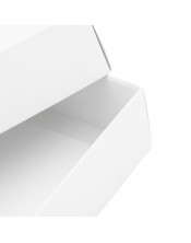 Balta dviejų dalių Macarons kartono dėžutė