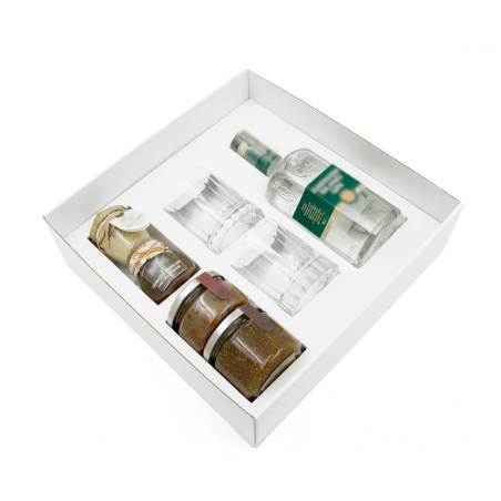 Baltas užsakomas XL dydžio įdėklas pritaikytas didelėms dėžutėms