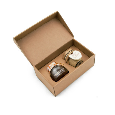 Natūraliai rudos spalvos S dydžio individualus įdėklas