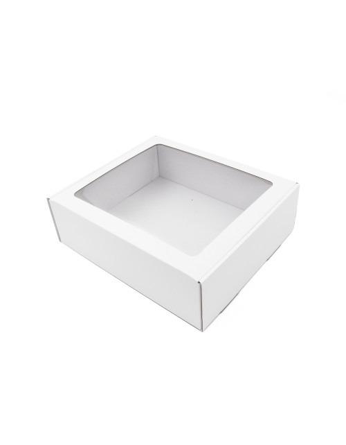 	White Box With Window, 9 cm High