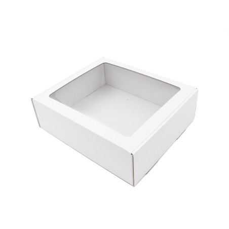 	White Box With Window, 9 cm High