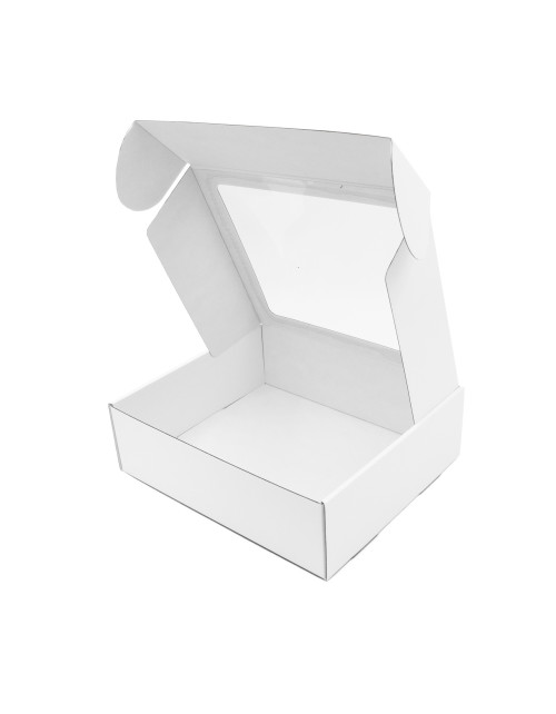 	White Box With Window, 9 cm High