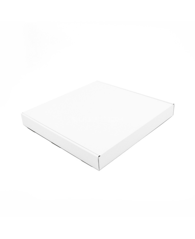 White Square Gift Box of Very Small Height