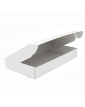 Large White Gift Box with Glossy Lamination for Corporate Gifts