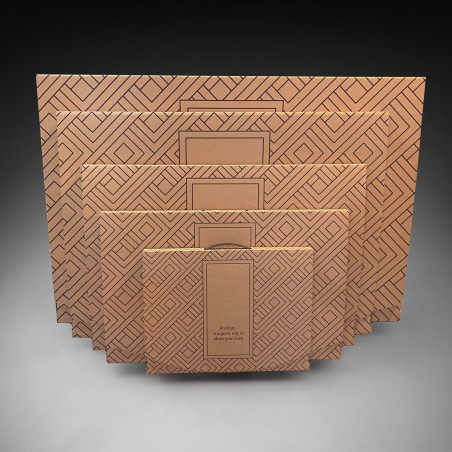 Dėžės drobėms su plastiko rankena