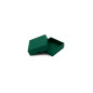 Two Piece Small Square Dark Green Cardboard Gift Box