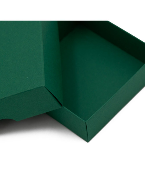 Zaļa dāvanu kastīte rotaslietām