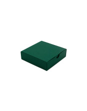 Small Square Gift Box from Dark Green Decorative Cardboard