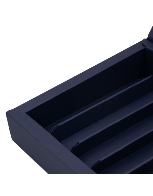 Didelė juoda dėžė MACARONS sausainiams su magnetukais