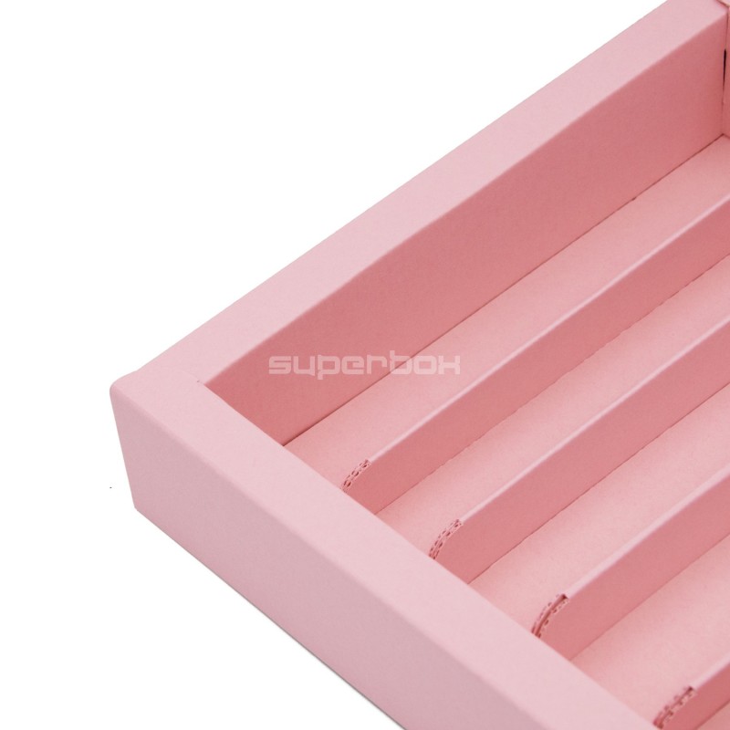 Large Pink Box for MACARONS Cookies With Magnets