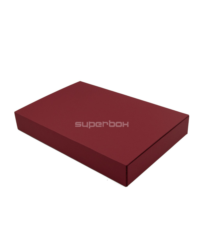 Wine Red Color Box With Magnets for MACARONS Cookies