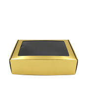 Zelta krāsā, A4 izmēra dāvanu kaste