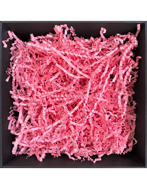 Rigid Pink Shredded Paper - 4 mm, 1 kg