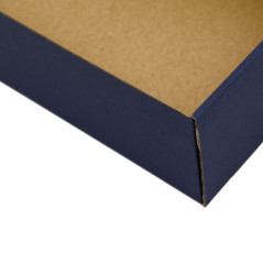 Navy Blue A4 Size Gift Box With Window