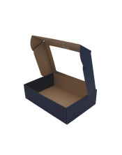 Navy Blue A4 Size Gift Box With Window