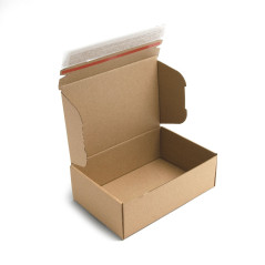 E-commerce Box With Tear-off Adhesive Tape