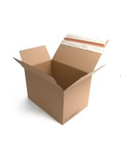 E-komercijos dėžė su nuplėšiama lipnia juostele