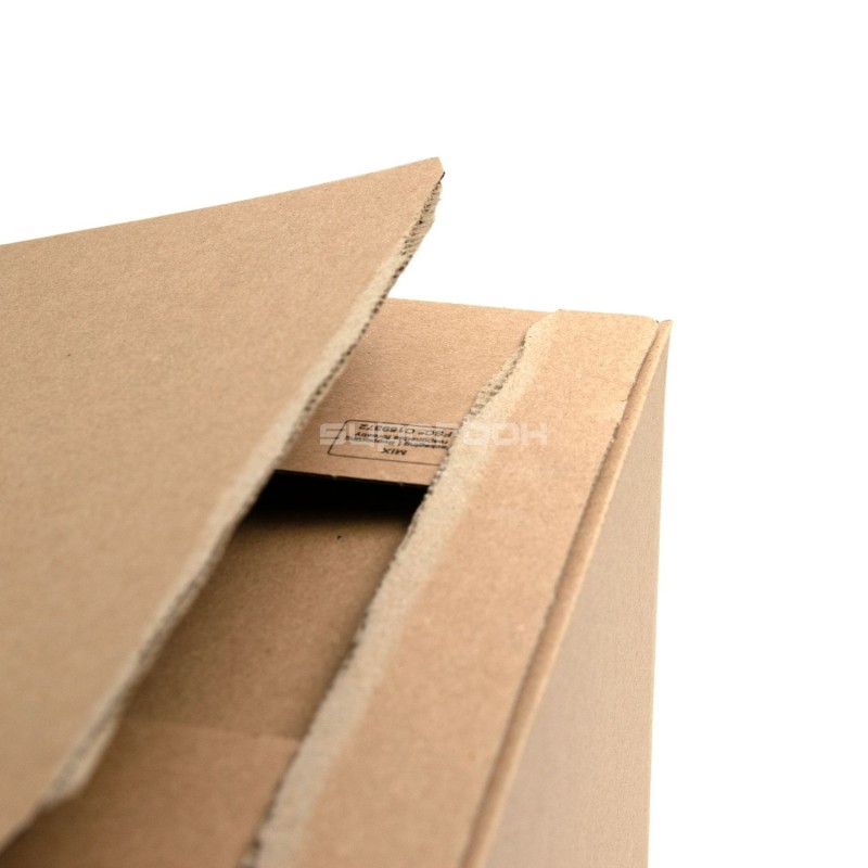 Large Shipping Box with Adhesive Tape and Tear-off Tape