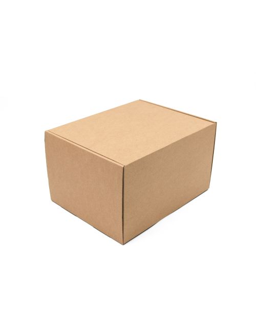 Taisnstūra viegli aizverama mikro gofrēta kartona nosūtīšanas kaste
