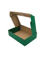 Eco žalios spalvos A4 formato dėžutė su langeliu ir linijų raštu