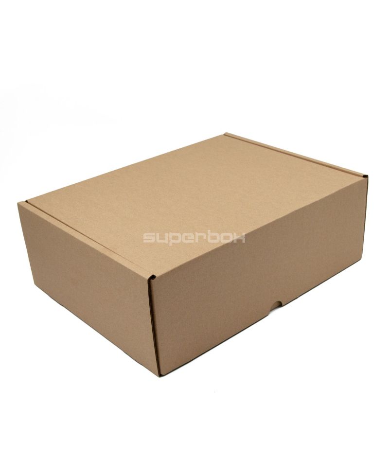 Large Sturdy Natural Brown Shipping Box for Size M Post Terminal