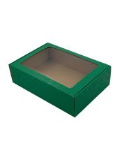 Žalia kalėdinė A4 formato dėžutė ŽALIOS UOGOS