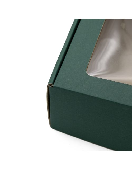 ECO žalios spalvos A4 formato dėžutė su langeliu