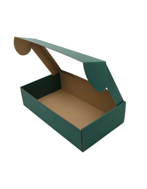 ECO žalia dovanų dėžutė su langeliu buteliui