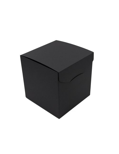Large Navy Blue Cube-shaped Box for Business Gifts