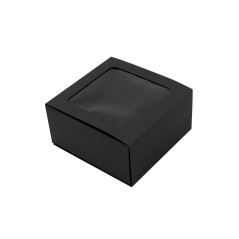 Black Box with a Sleeve for Packing One Jar