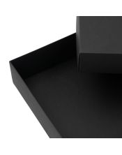 Black Two Piece Gift Box for Chocolate