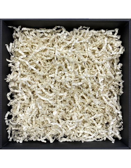 Standžios ryžių spalvos popieriaus drožlės - 4 mm, 1 kg