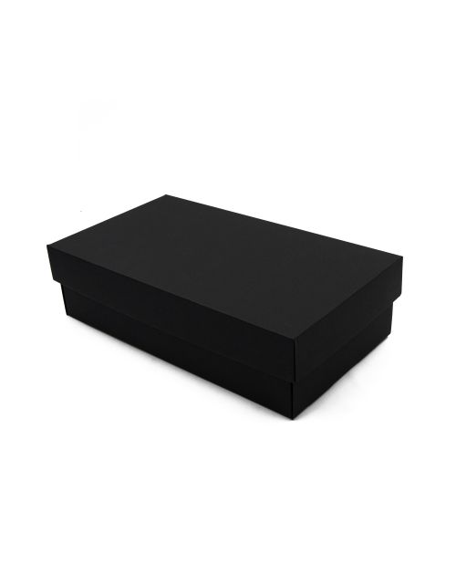 Multipurpose Black Base-Lid Gift Box of 8,5 cm Height