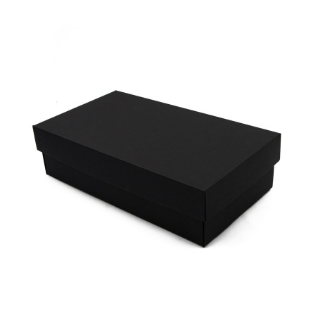 Multipurpose Black Base-Lid Gift Box of 8,5 cm Height