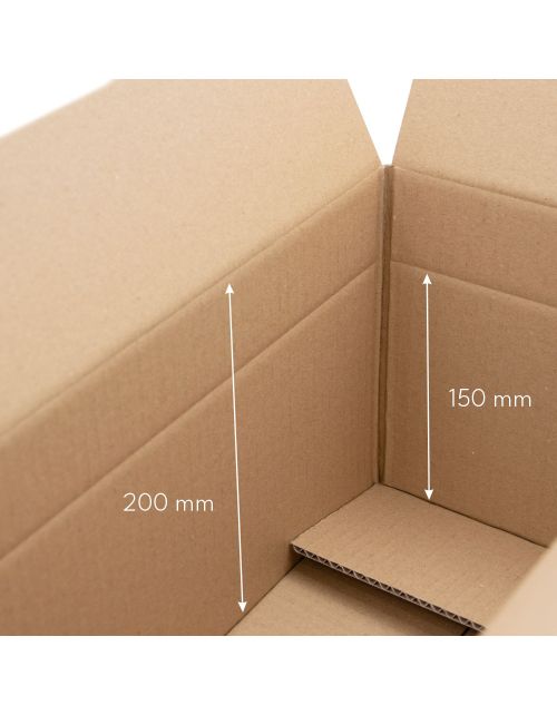 Large Shipping Box with Two Height Levels
