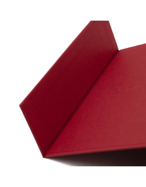 Luxury Rigid Red Flip Top Box with Magnets