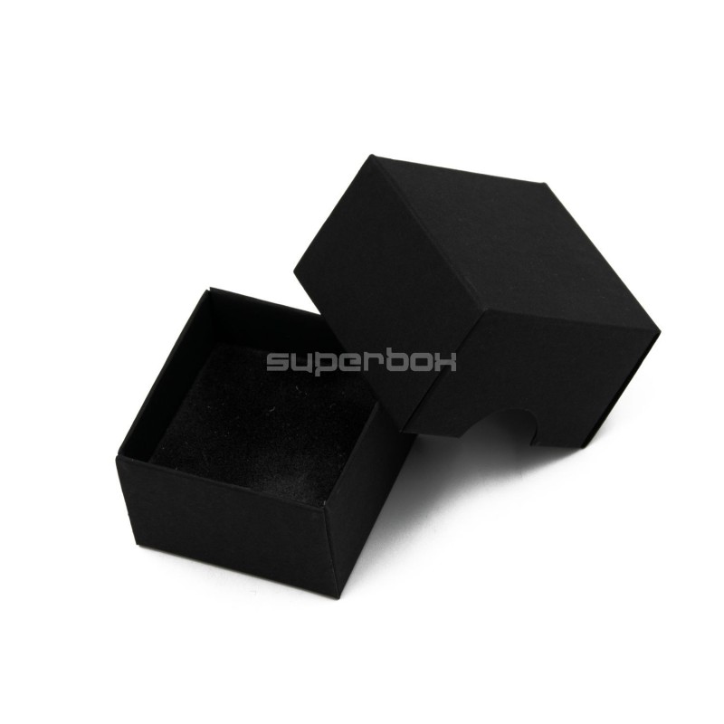 Black Velvet Insert for Box 45x45x30 mm