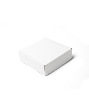Elegant White Small Gift Box, 6 cm Height