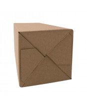 Vertical Brown Gift Box
